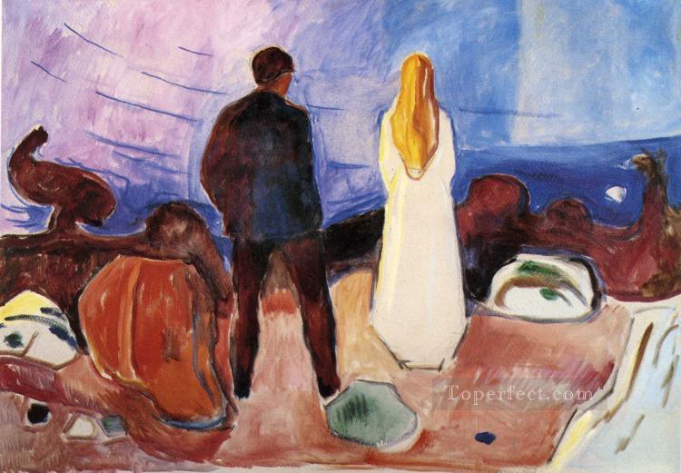 Los solitarios 1935 Edvard Munch Pintura al óleo